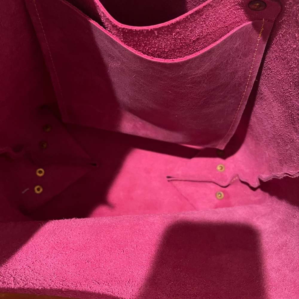 KMM & Co Pink leather tote - Picture 6 of 12